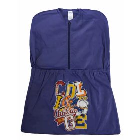 Oviszsák elöl cipzáras, zsebes - Bulldog mintával