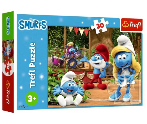 Trefl 30 darabos puzzle csomag, Hupikék Törpikék