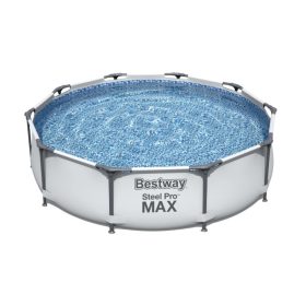   BESTWAY FÉMVÁZAS MEDENCE SZETT 305X76CM VÍZFORGATÓVAL ÉS FILTERREL