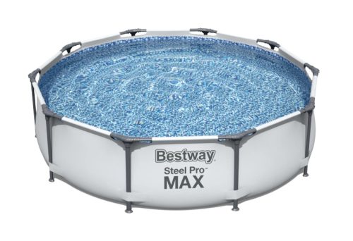 BESTWAY FÉMVÁZAS MEDENCE SZETT 305X76CM VÍZFORGATÓVAL ÉS FILTERREL