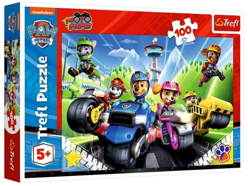 Trefl Mancs őrjárat Motoros Kutyusok - 100 darabos puzzle