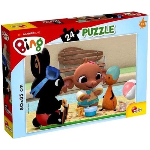 Lisciani, Bing nyuszi piknik puzzle, 24 darabos, 50 x 35 cm