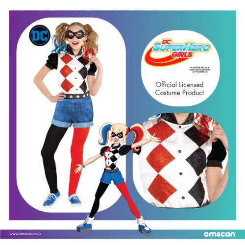 Harley Quinn lány jelmez, 10-12 éveseknek