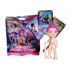   Zacskós meglepetés figura csomag kártyákkal, lány játék, 