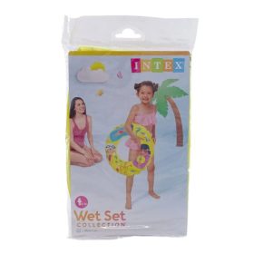 Intex úszóöv átlátszó, mintás, 61 cm kislányok