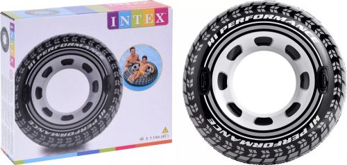 Intex - óriás úszóöv - 114 cm autókerék minta