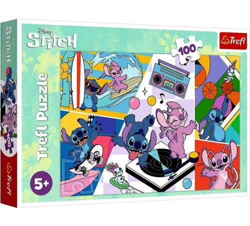 Trefl Lilo & Stitch, 100 darabos puzzle csomag