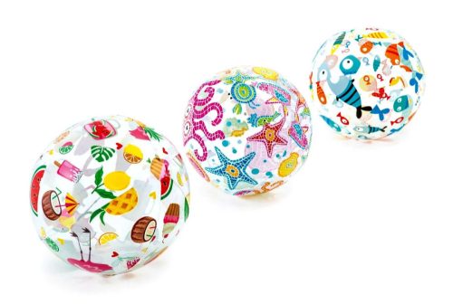 Strandlabda, mintás 51cm - Intex