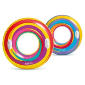 Úszógumi, hullám mintás beülő, kapaszkodóval,