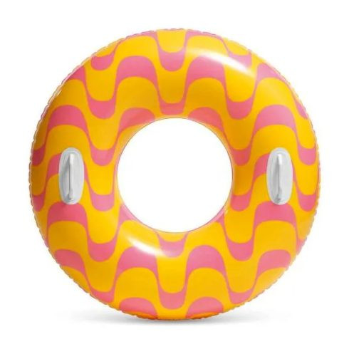 Úszógumi, hullám mintás beülő, kapaszkodóval,