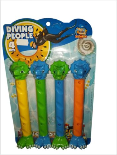 Diving People Búvár Dínó Szett – 4 db-os víz alatti játék