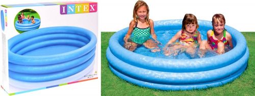 Intex - kristály kék medence - 168 x 38 cm