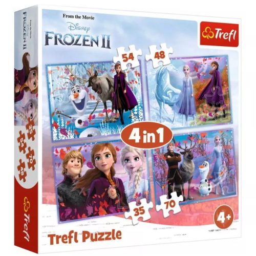 Trefl puzzle csomag - 4 az 1-ben - Disney Jégvarázs