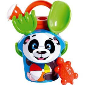 Pandás homokozó szett - 13 x 23 cm