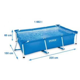 Medence, Intex 28271 fémvázas 260*160*65 cm
