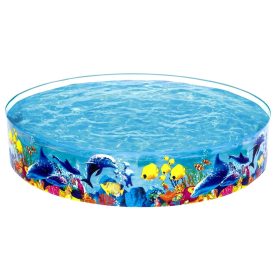   Bestway merev falú tenger mintás családi medence - 244 x 46 cm