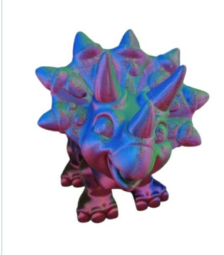 3D Nyomtatott Triceratops Figura – Mozgatható Végtagokkal (16x10x9 cm)