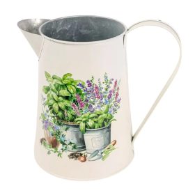 Bádog kiöntő, gyógynövényes, 20 x 16 cm, 