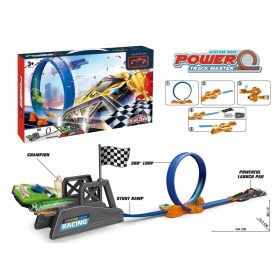 Kilövős autópálya játékszett dobozban