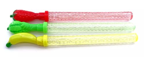 BUBORÉKFÚJÓ KARD - GYÜMÖLCS - 27 CM - 120 ML