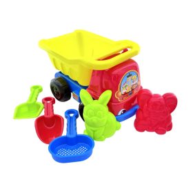 Homokozó szett dömperrel hálóban, 