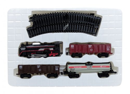 Vonatpálya - elemes - dobozban 