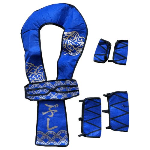 Ninja, kék, gyermek jelmez, 110/120