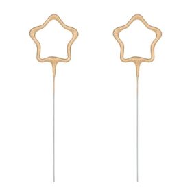 Csillag alakú csillagszóró, 16.5 cm, 2 db/csomag