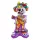 Halloween mexikói csontváz, álló fóli lufi, 155 cm