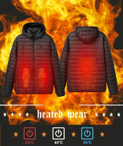 Fűthető kabát 3XL méret sötétkék