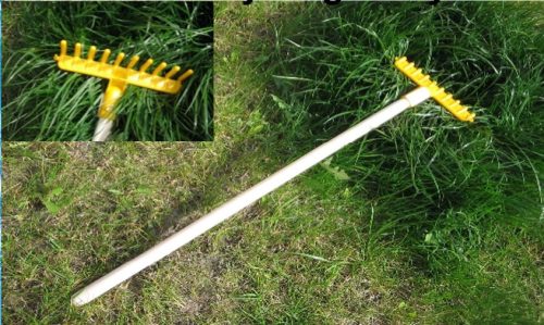 60cm fa nyelű GEREBLYE, gyerek kertiszerszám
