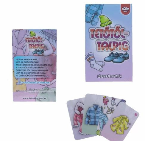 Kártya, tetőtől-talpig - lórum kártyajáték 4 éves kortól