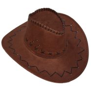 Cowboy, velúr kalap, barna