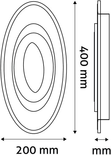 Avide Design Mennyezeti Lámpa Matteo RF Távirányítóval