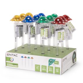  Entac Leszúrható Kerti Szolár Fényfüzér, Gomba, 335mm, 4 színben