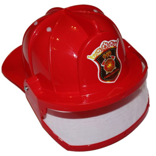 Tűzoltó szett, sisakkal