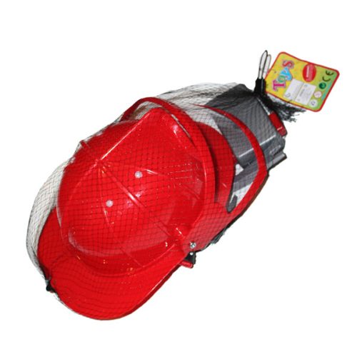 Tűzoltó szett, sisakkal