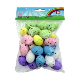 Húsvéti tojás zacskóban, 24 darabos csomag, 2,5 x 3 cm, 