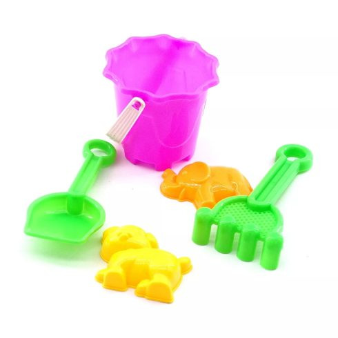 Homokozó szett vödörrel és homokozó formákkal