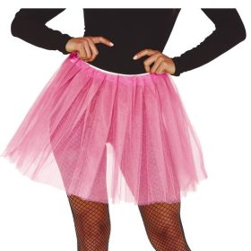 Tüll szoknya, pink, 40 cm