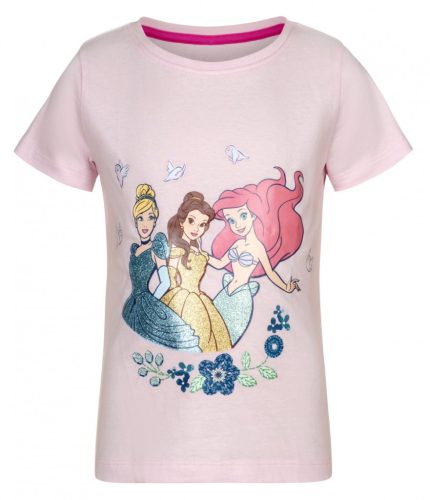 Disney Hercegnők Royal Dreams gyerek rövid póló, felső 5 -6 év / 110 - 116 cm
