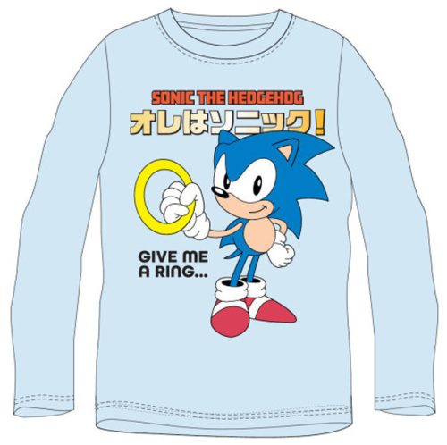 Sonic a sündisznó Ring gyerek hosszú ujjú póló, felső 10 év / 140 cm