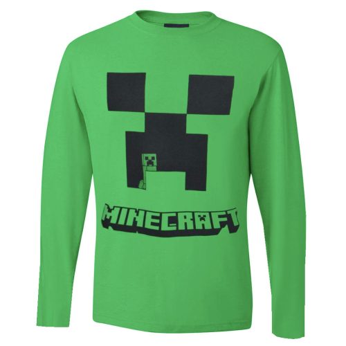Minecraft Creeper gyerek hosszú ujjú póló, felső 12 év / 152 cm