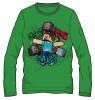 Minecraft Survive gyerek hosszú ujjú póló, felső 6 év / 116 cm
