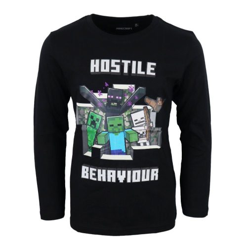 Minecraft Hostile gyerek hosszú ujjú póló, felső 6 év / 116 cm