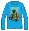 Minecraft Block Blaster sötétben világító gyerek hosszú ujjú póló, felső 6 év