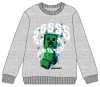Minecraft Grey gyerek pulóver 12 év / 152 cm