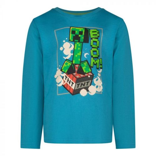 Minecraft BOOM! gyerek hosszú ujjú póló, felső 8 év / 128 cm
