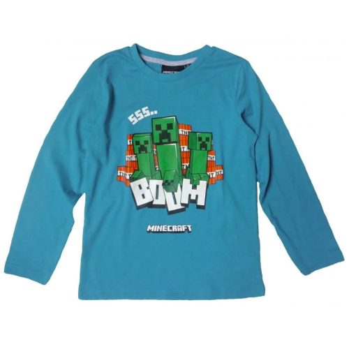 Minecraft Creeper gyerek hosszú ujjú póló, felső 9 év / 134 cm