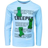 Minecraft Creeper gyerek hosszú ujjú póló, felső 12 év